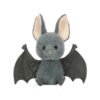 JCDB2630034-08_1-uni-4 英國 JELLYCAT Broox Bat 灰色蝙蝠絨毛娃娃正面,展示展開翅膀造型與刺繡細節