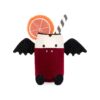 JCDB2630035-76_1-uni JELLYCAT Amuseables Vampop Drink 萬聖節吸血鬼飲料絨毛娃娃正面,深紫色杯身搭配刺繡吸血鬼表情