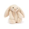 JCDB2630039-02_1-uni 英國 JELLYCAT Medium Willow Bashful Bunny 害羞兔絨毛娃娃正面,米白柳樹色,長垂耳特寫