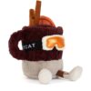 JCDB2630049-85_2 JELLYCAT Mullover 香料熱飲玩偶側面,展示肉桂棒與橙片裝飾細節