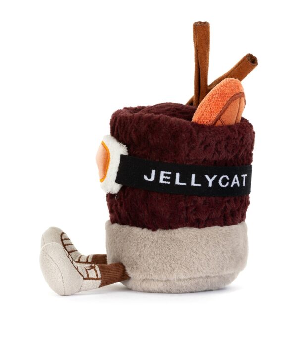 JCDB2630049-85_4 JELLYCAT Mullover 玩偶背面,展示棕色絨毛質感與整體立體造型
