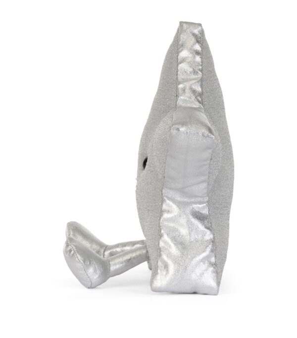 JCDB2630050-90_7 多角度展示 JELLYCAT Amuseables Silver Star 銀色星星娃娃,閃亮質感與可愛表情細節