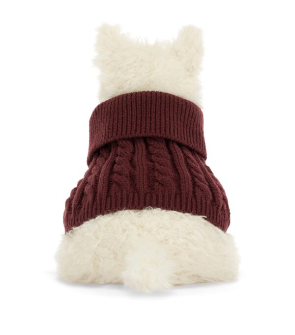 JCDB2630051-00_4 JELLYCAT Munro 蘇格蘭梗犬與手部比例參考,展示約 25cm 療癒尺寸