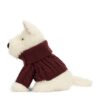 JCDB2630051-00_5 JELLYCAT Munro 蘇格蘭梗犬冬日情境擺設,床頭或沙發角落溫暖陪伴場景