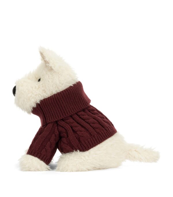 JCDB2630051-00_5 JELLYCAT Munro 蘇格蘭梗犬冬日情境擺設,床頭或沙發角落溫暖陪伴場景