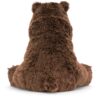 JCDB2630053-88_5 JELLYCAT Bizzlestomp Bear 放置於床頭場景,展示作為嬰兒床邊陪伴娃娃的溫暖氛圍