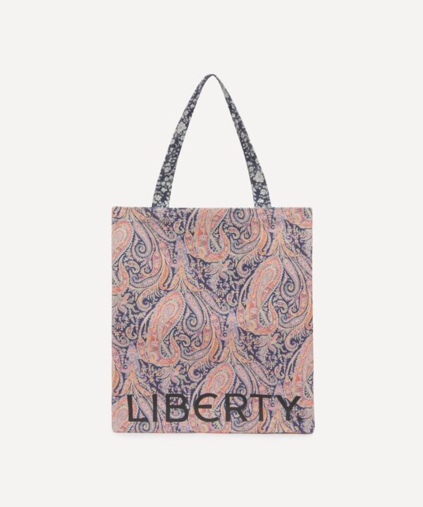 LYBB2632008-75_3 Liberty London 碎花托特袋提把細節,展示雙提把與 Liberty 品牌標識