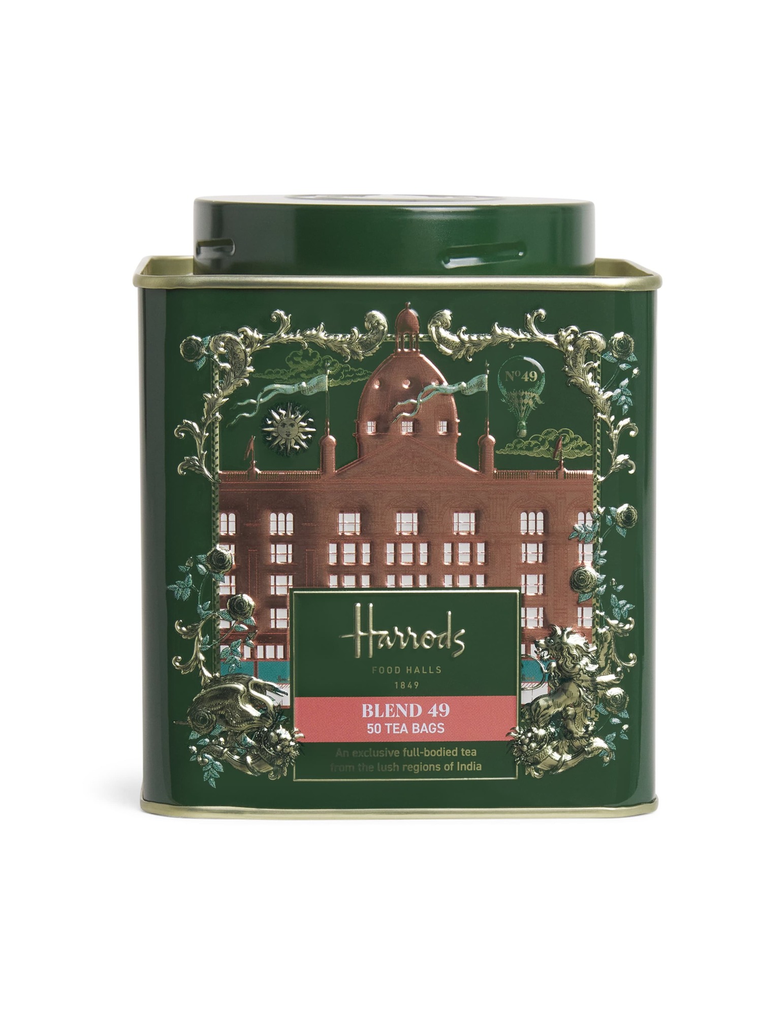 Harrods No.49 印度頂級拼配茶包50入紀念罐| HF unikorn Taiwan