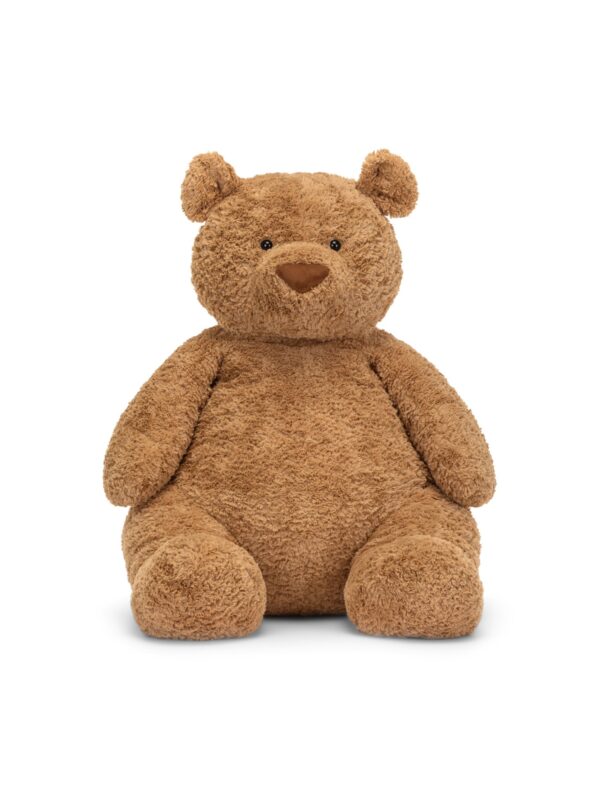 JCDB2640001-84_1-uni 英國 JELLYCAT Gigantic Bartholomew Bear 96公分超巨型黃褐色泰迪熊正面全身照
