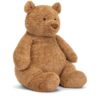 JCDB2640001-84_4 JELLYCAT 巨型 Bartholomew 泰迪熊熊掌與臉部近距離特寫,呈現細緻刺繡五官與蓬鬆絨毛