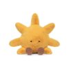 JCDB2640002-34_1-uni JELLYCAT Amuseable Sun 超巨大太陽公公絨毛娃娃正面,金黃色外層搭配刺繡笑臉,尺寸約 110cm