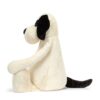 JCDB2640004-00_2 JELLYCAT 超巨型害羞小狗娃娃側面細節,展示柔軟蓬鬆皮毛質感與俏皮耳朵造型
