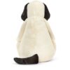 JCDB2640004-00_3 JELLYCAT Gigantic Bashful Puppy 與人物比例對照,呈現 138cm 驚人巨大尺寸